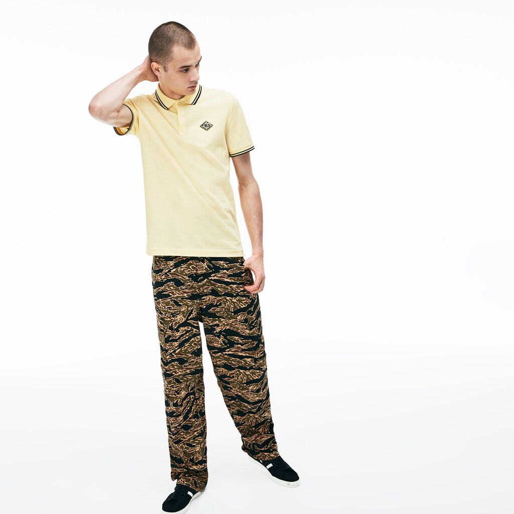 LIVE Camouflage Cargo Pants | Lacoste Mens