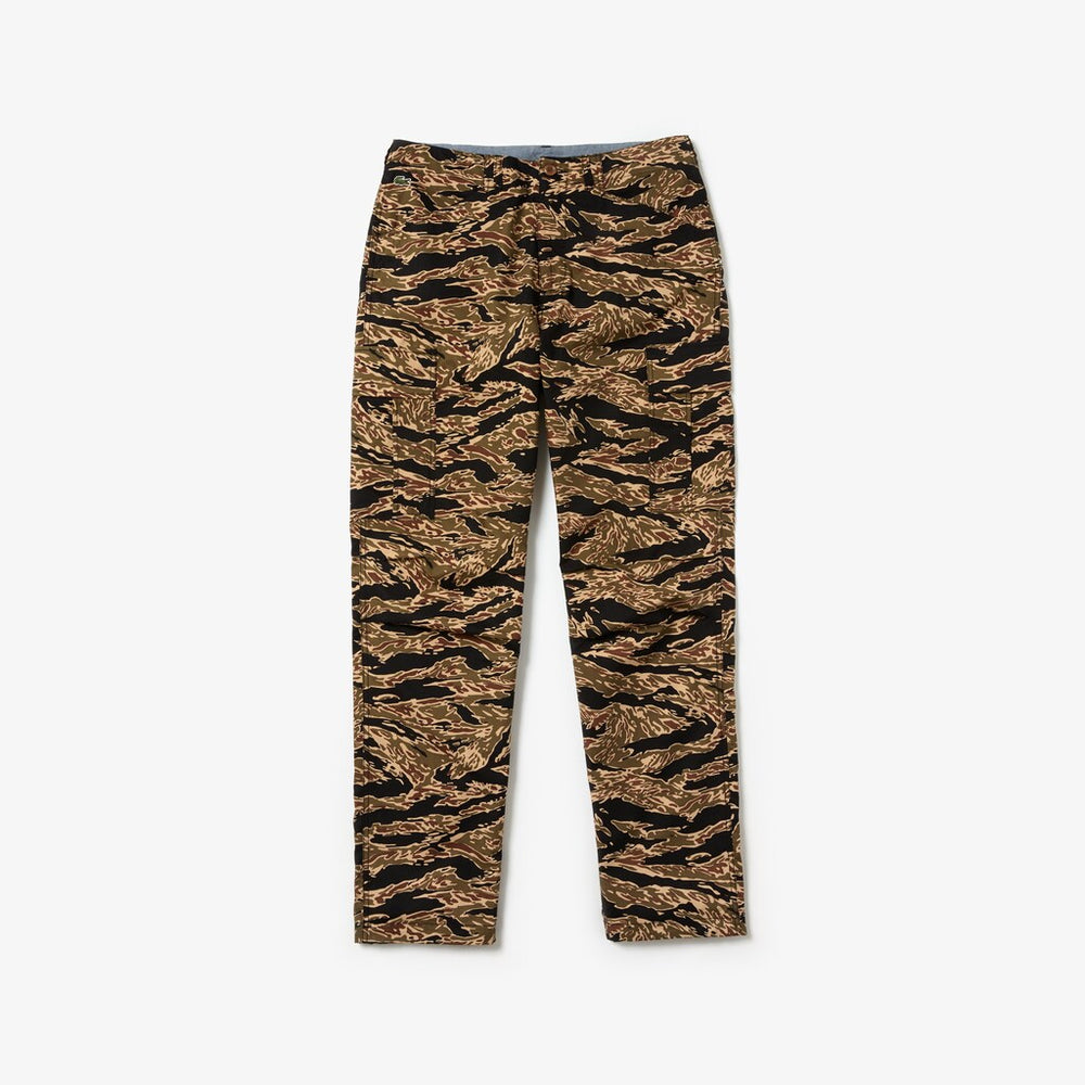 LIVE Camouflage Cargo Pants | Lacoste Mens