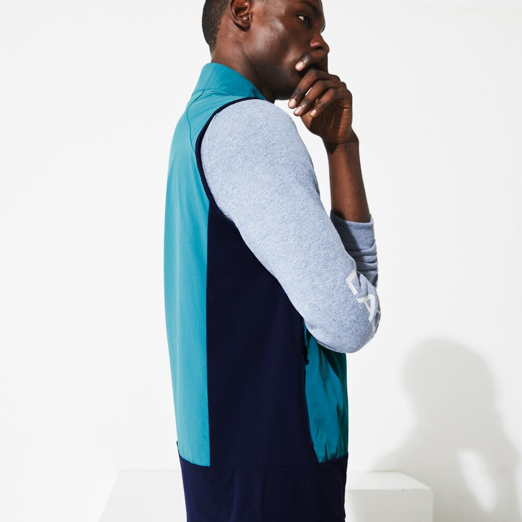 SPORT Colorblock Technical Taffeta Golf Quilted Vest | Lacoste Mens