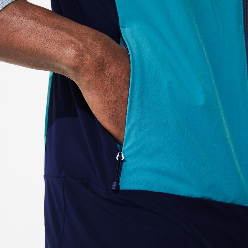 SPORT Colorblock Technical Taffeta Golf Quilted Vest | Lacoste Mens
