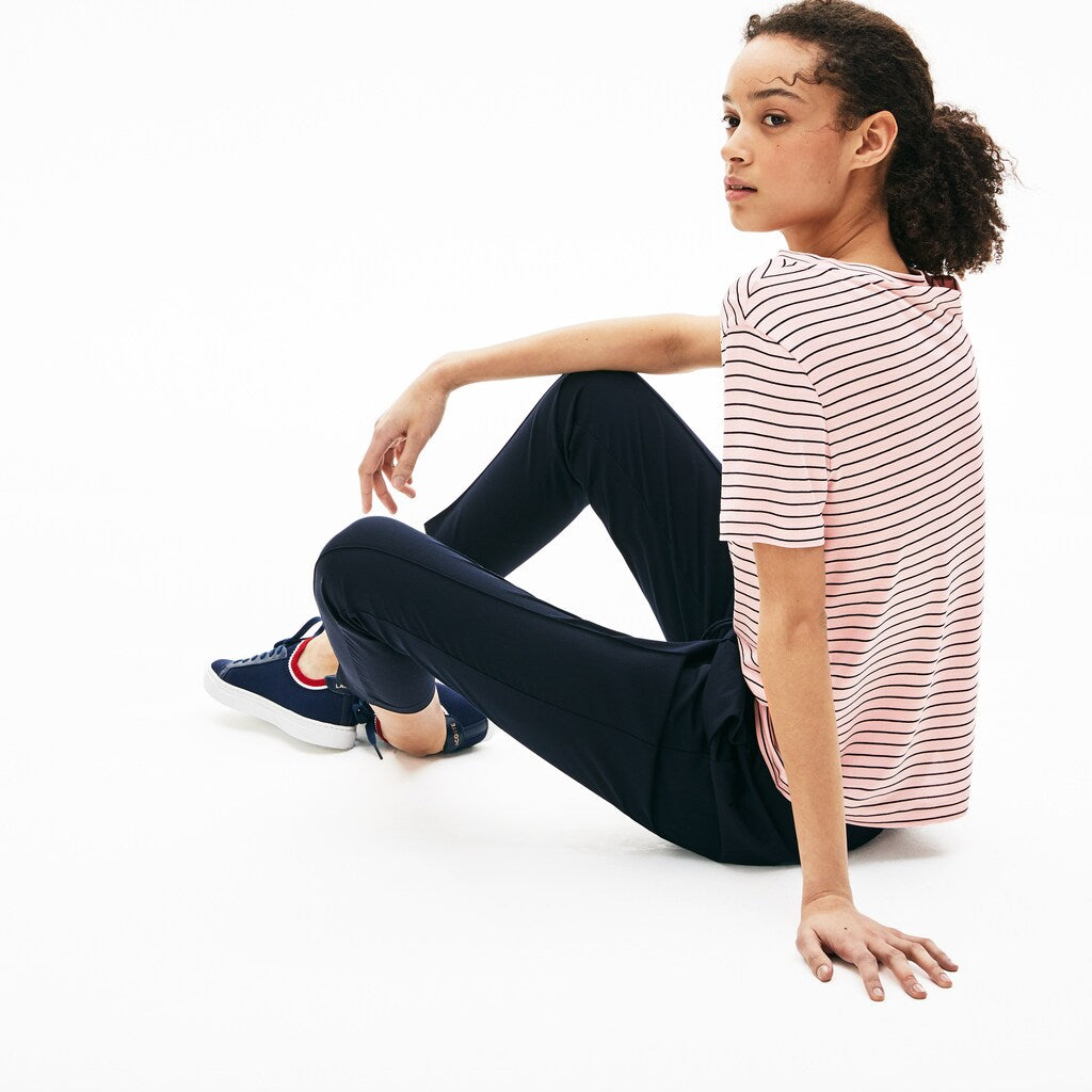 Wo  V-neck Jersey T-shirt | Lacoste Womens