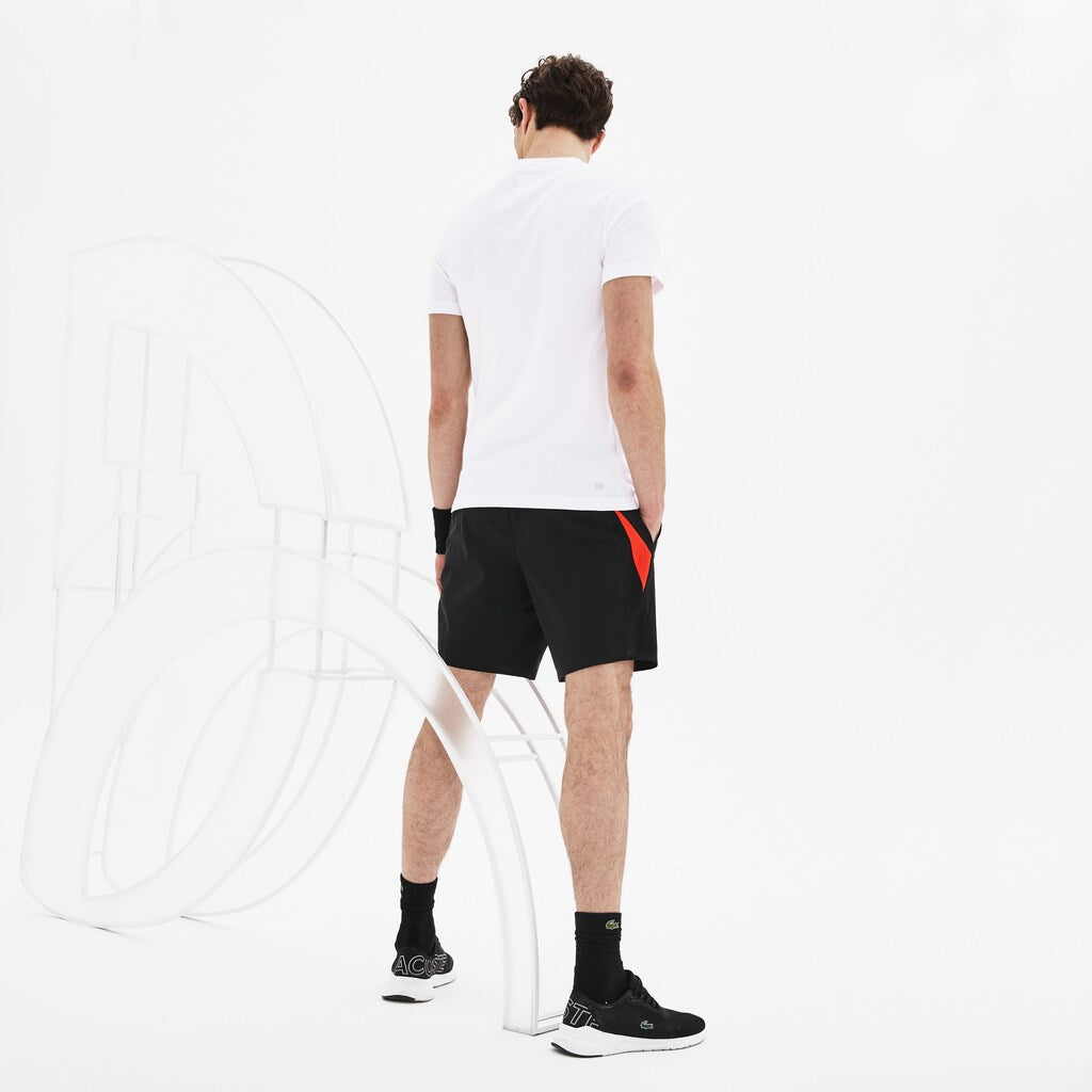 SPORT Novak Djokovic Crew Neck Print Tech Jersey T-shirt | Lacoste Mens