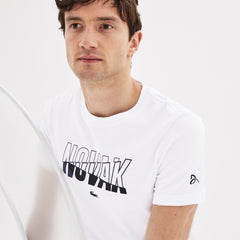 SPORT Novak Djokovic Crew Neck Print Tech Jersey T-shirt | Lacoste Mens