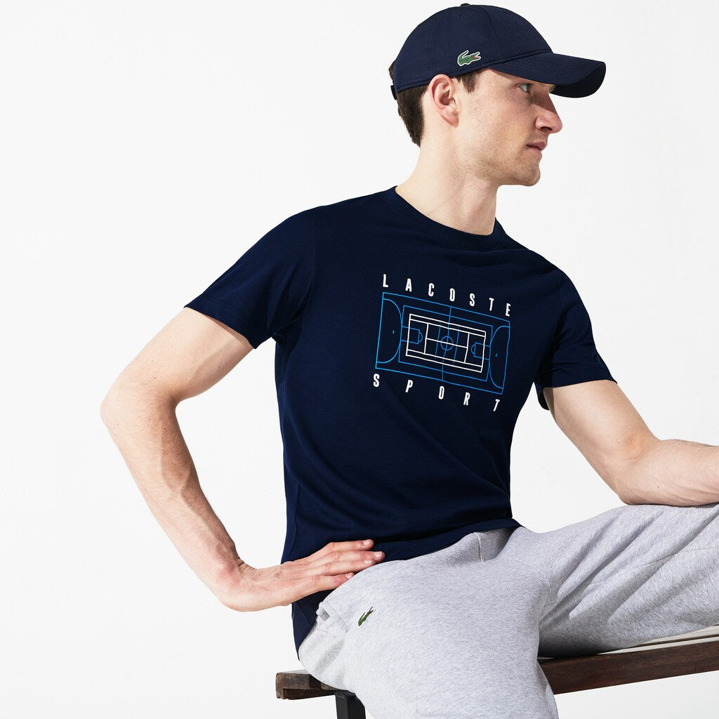 SPORT Crew Neck Tech Jersey T-shirt | Lacoste Mens
