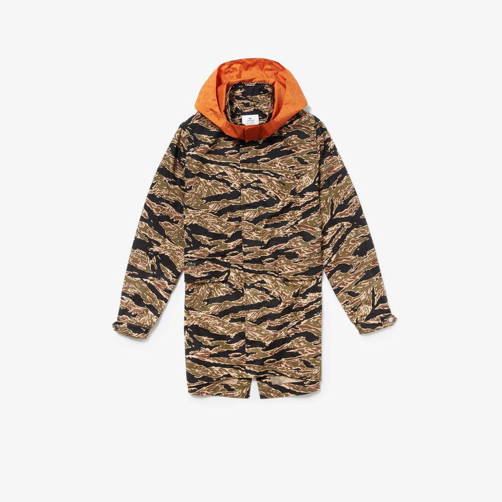 Unisex LIVE Camouflage Parka | Lacoste Mens