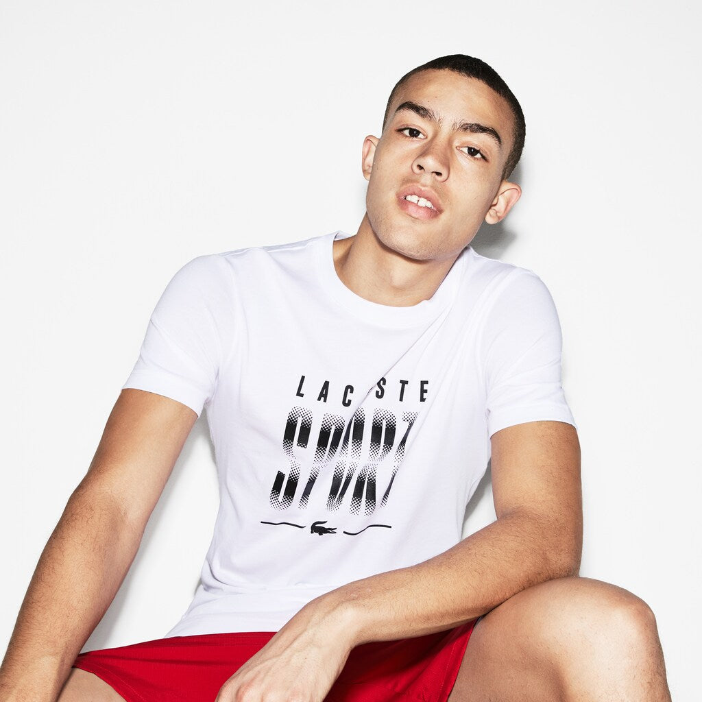 SPORT Crew Neck Jersey Tennis T-shirt | Lacoste Mens
