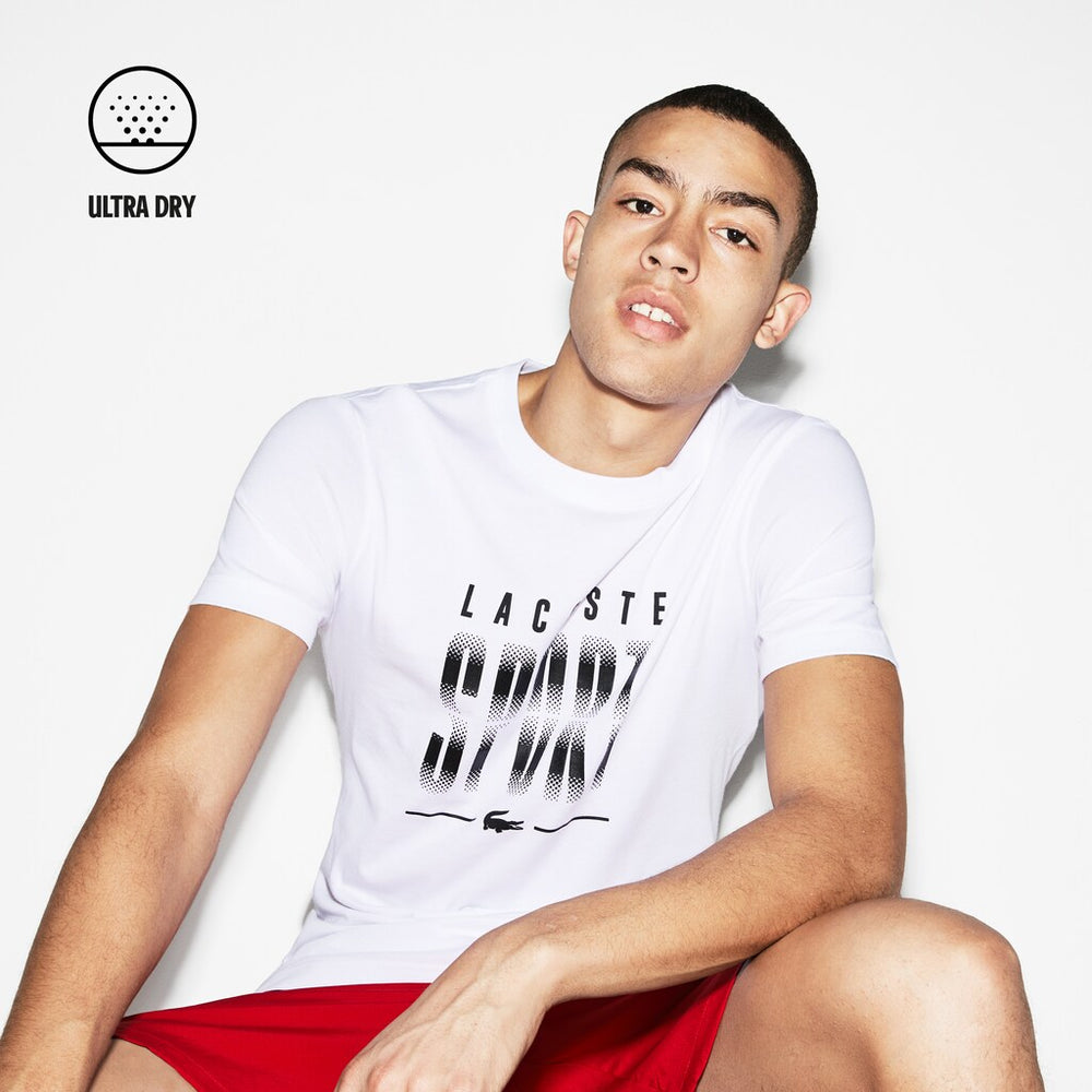 SPORT Crew Neck Jersey Tennis T-shirt | Lacoste Mens