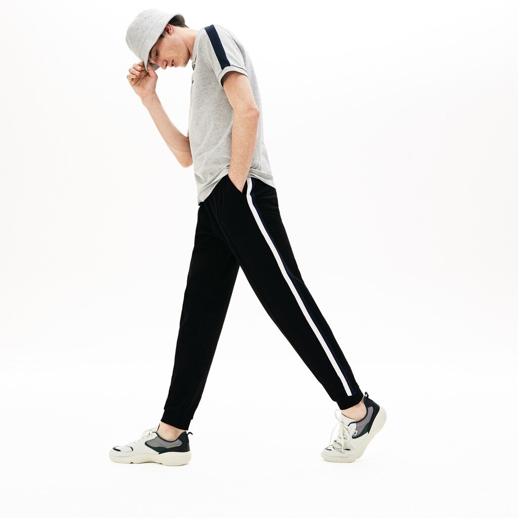 Striped Accent Fleece Sweatpants | Lacoste Mens