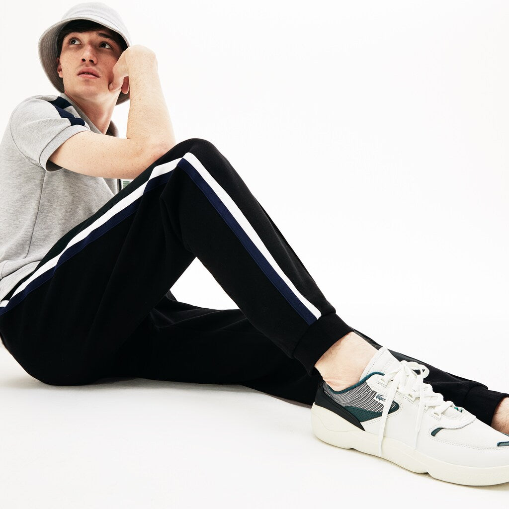 Striped Accent Fleece Sweatpants | Lacoste Mens