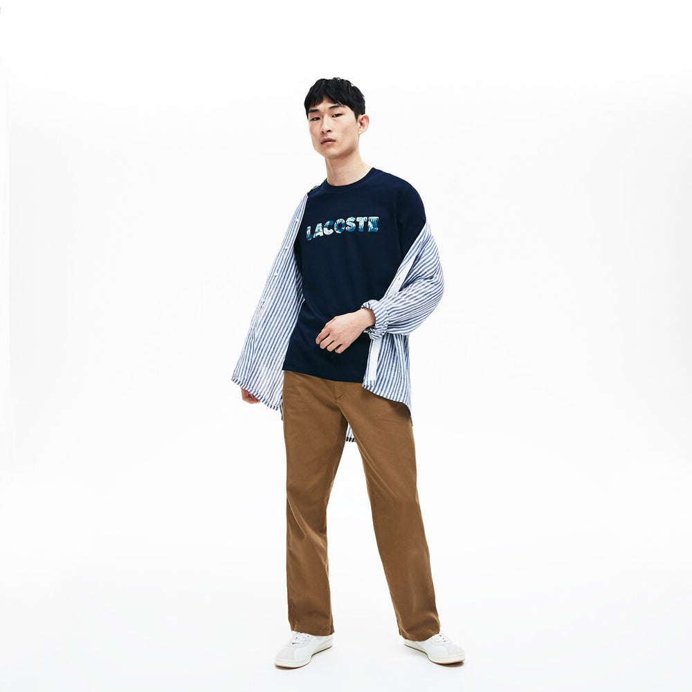 Crew Neck Soft Cotton T-shirt | Lacoste Mens