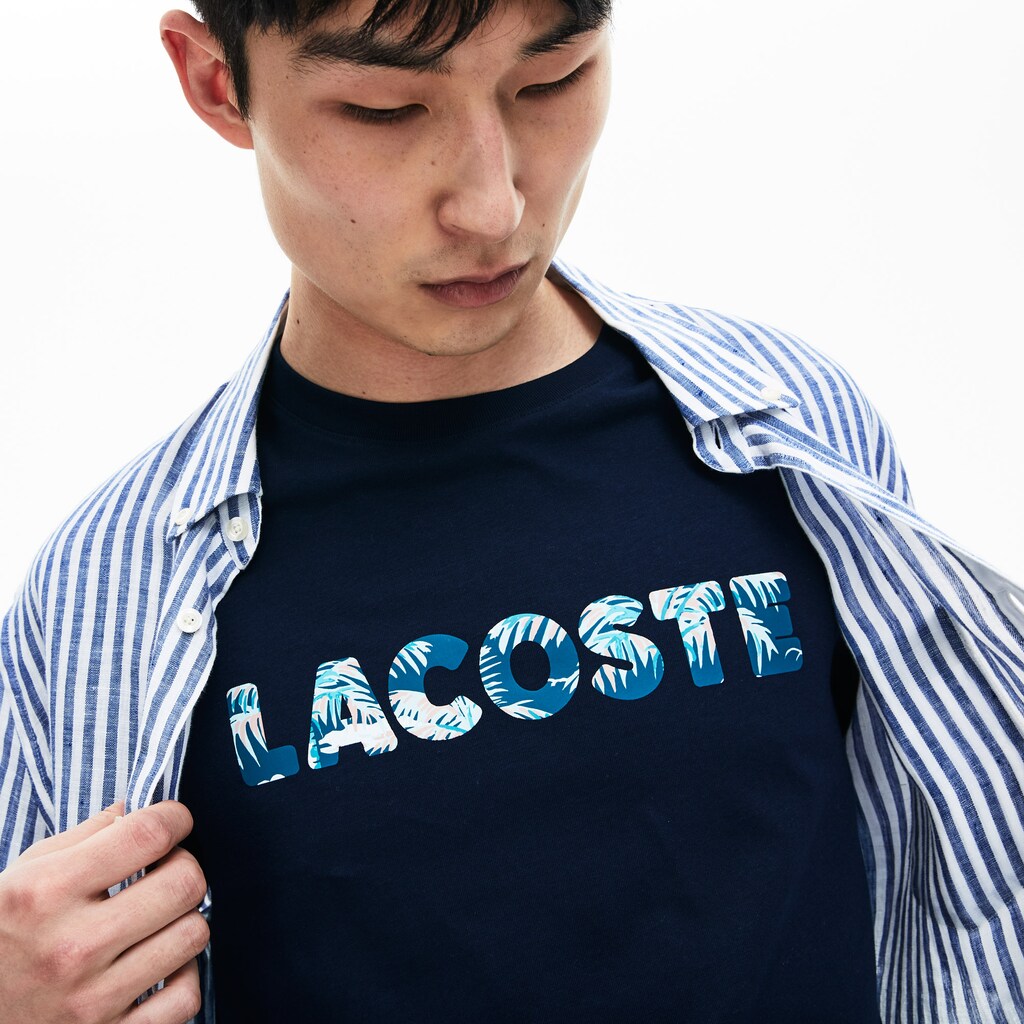 Crew Neck Soft Cotton T-shirt | Lacoste Mens