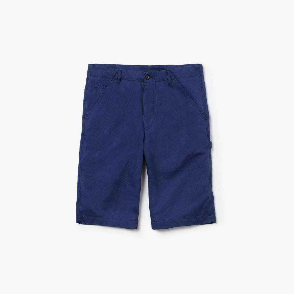 Regular Fit Cotton And Linen Shorts | Lacoste Mens