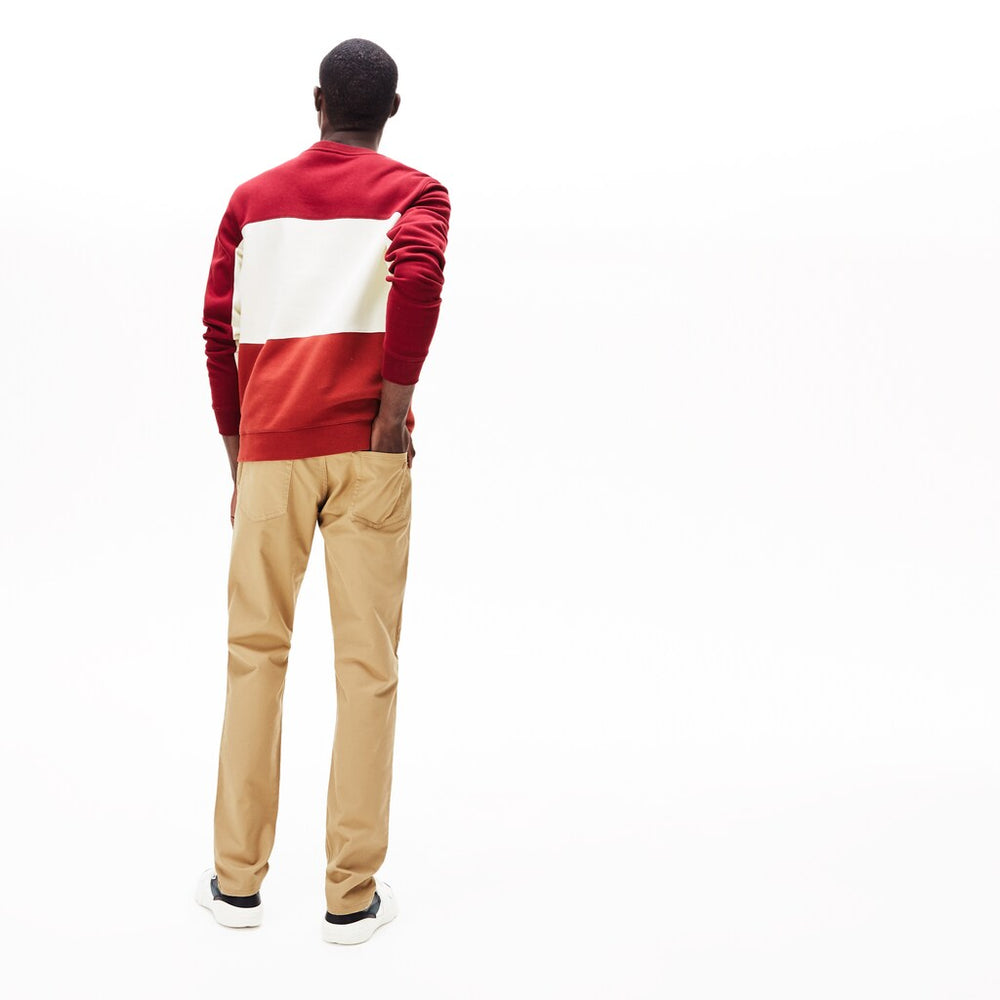 Slim Fit Stretch Cotton Pants | Lacoste Mens