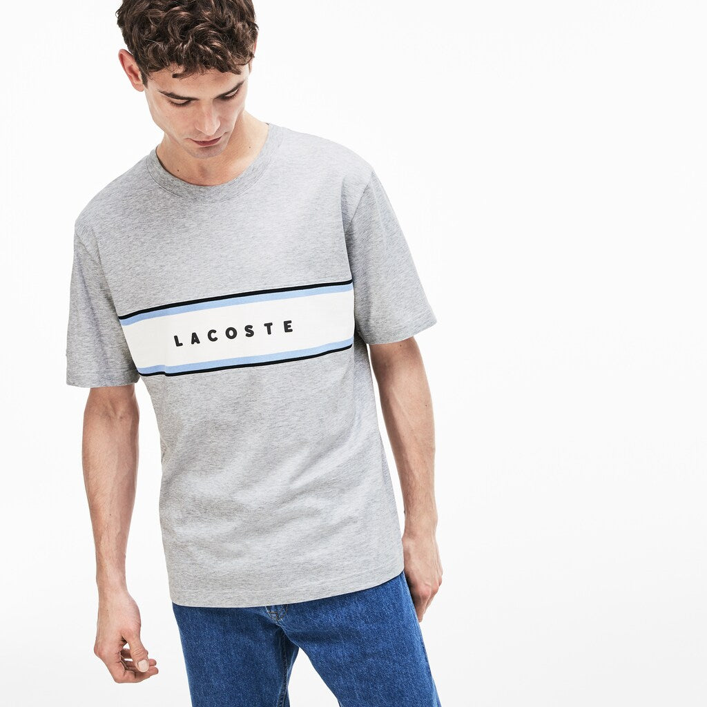 Crew Neck Cotton T-shirt | Lacoste Mens