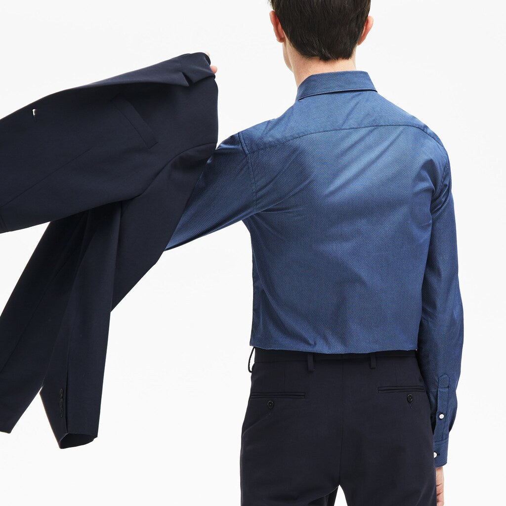 Slim Fit Cotton Poplin Shirt | Lacoste Mens