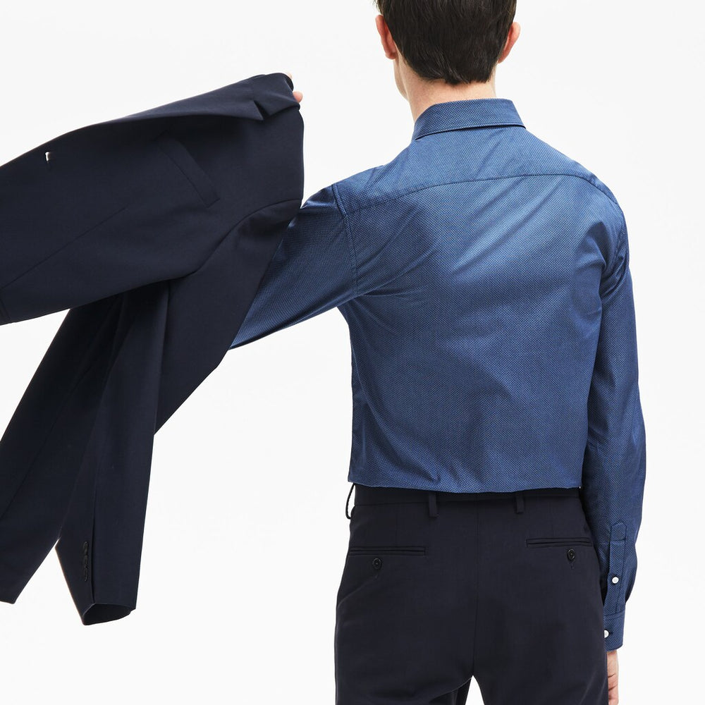 Slim Fit Cotton Poplin Shirt | Lacoste Mens