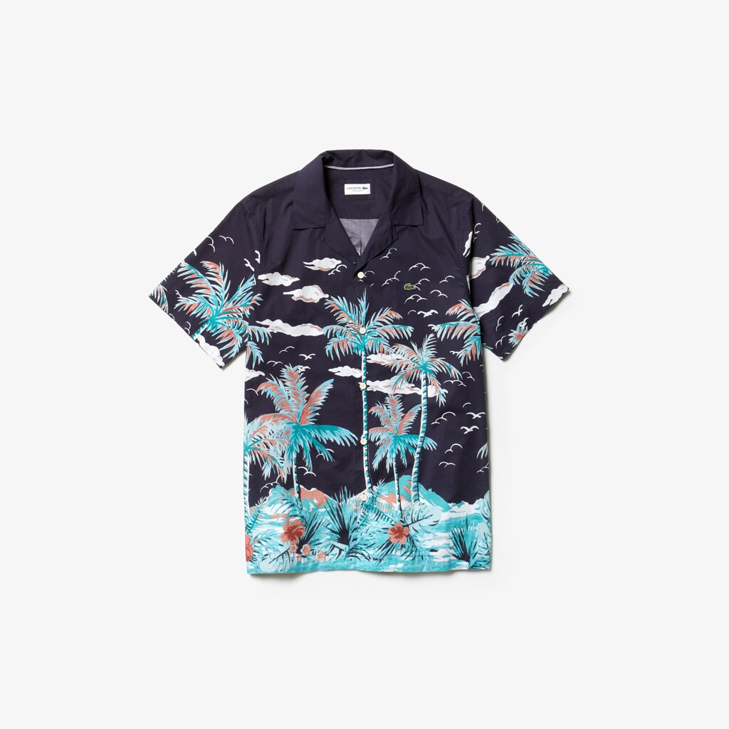 Regular Fit Cotton Poplin Shirt | Lacoste Mens