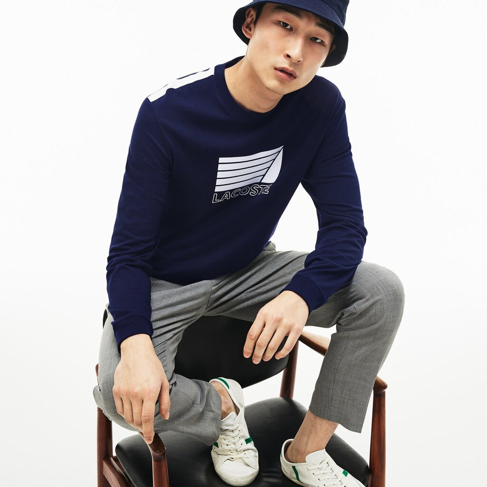 Crew Neck Cotton T-shirt | Lacoste Mens