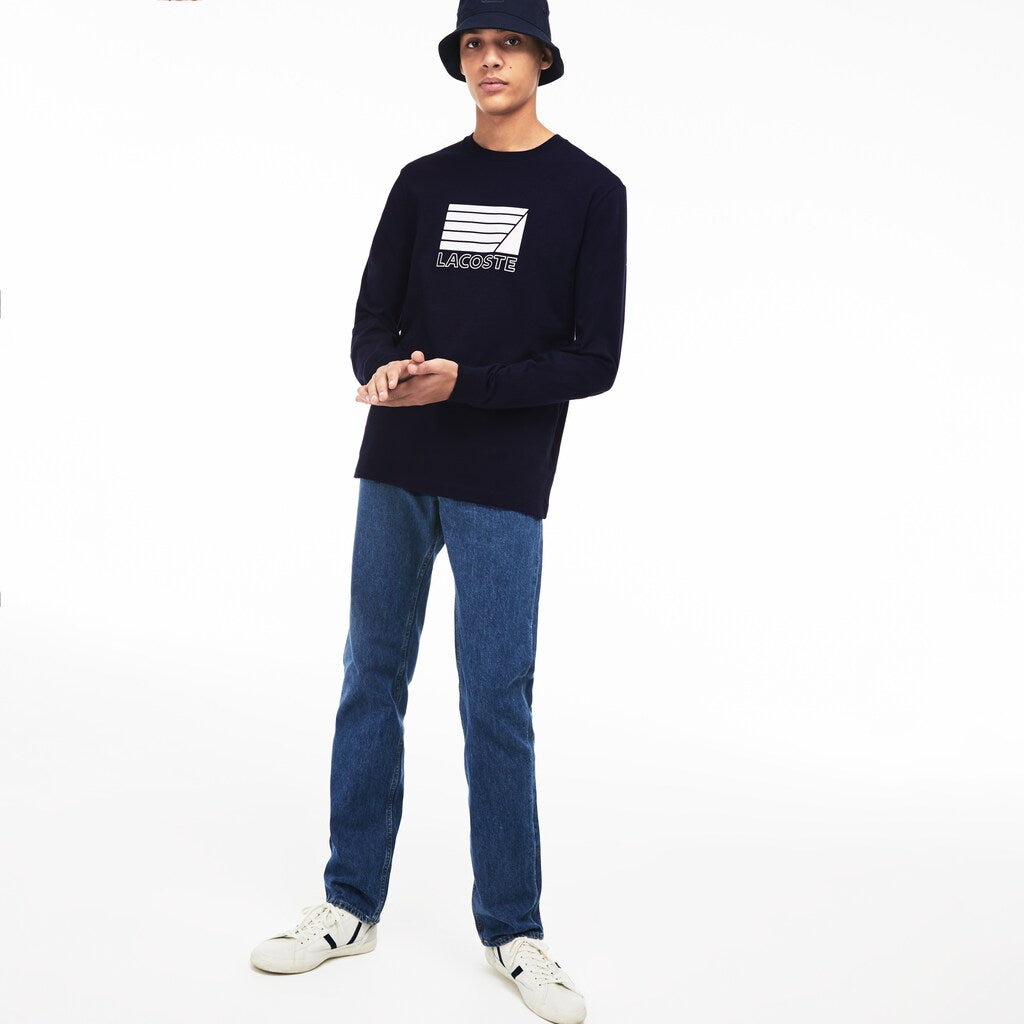 Crew Neck Cotton T-shirt | Lacoste Mens