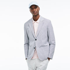 Slim Fit Stretch Cotton Blazer | Lacoste Mens
