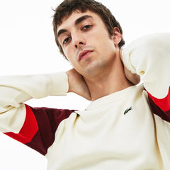 Crew Neck Raglan Sleeved Sweater | Lacoste Mens