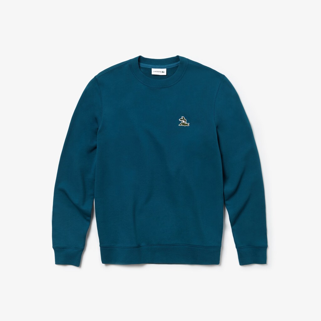 Crew Neck Fleece Sweatshirt | Lacoste Mens
