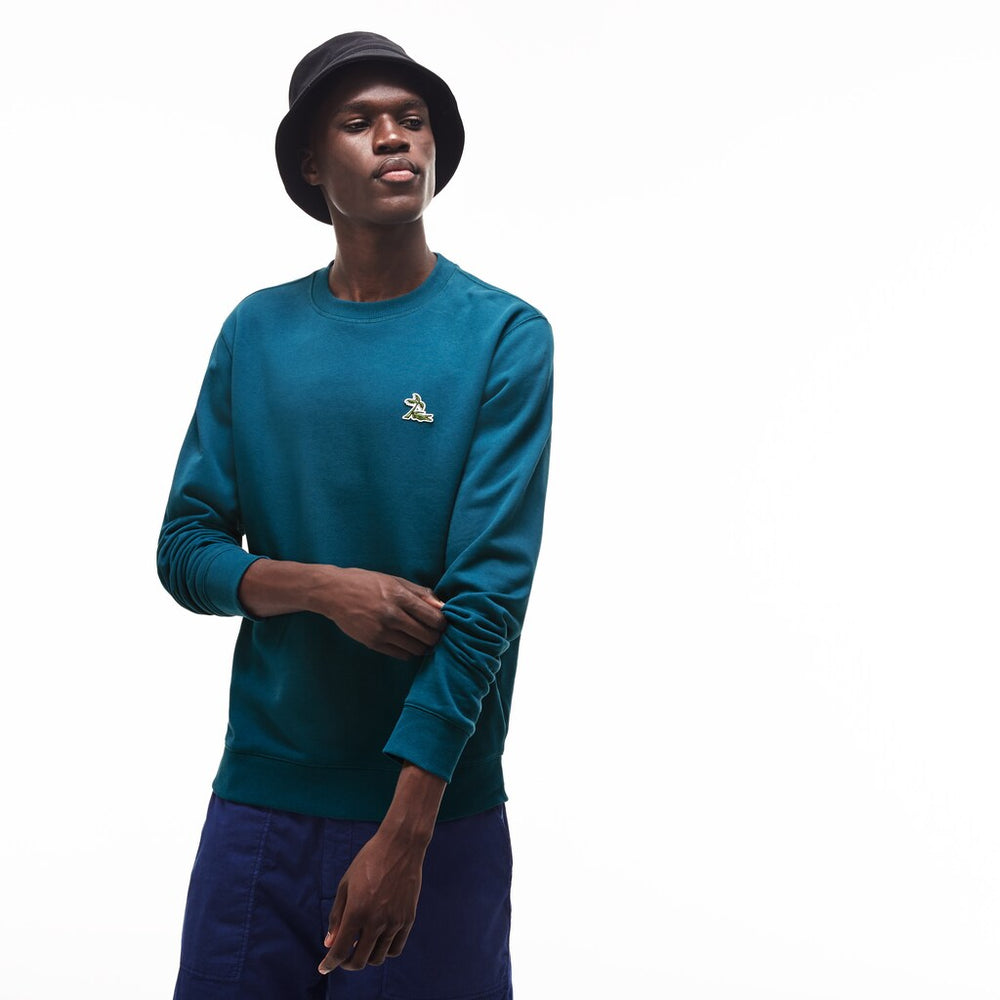 Crew Neck Fleece Sweatshirt | Lacoste Mens