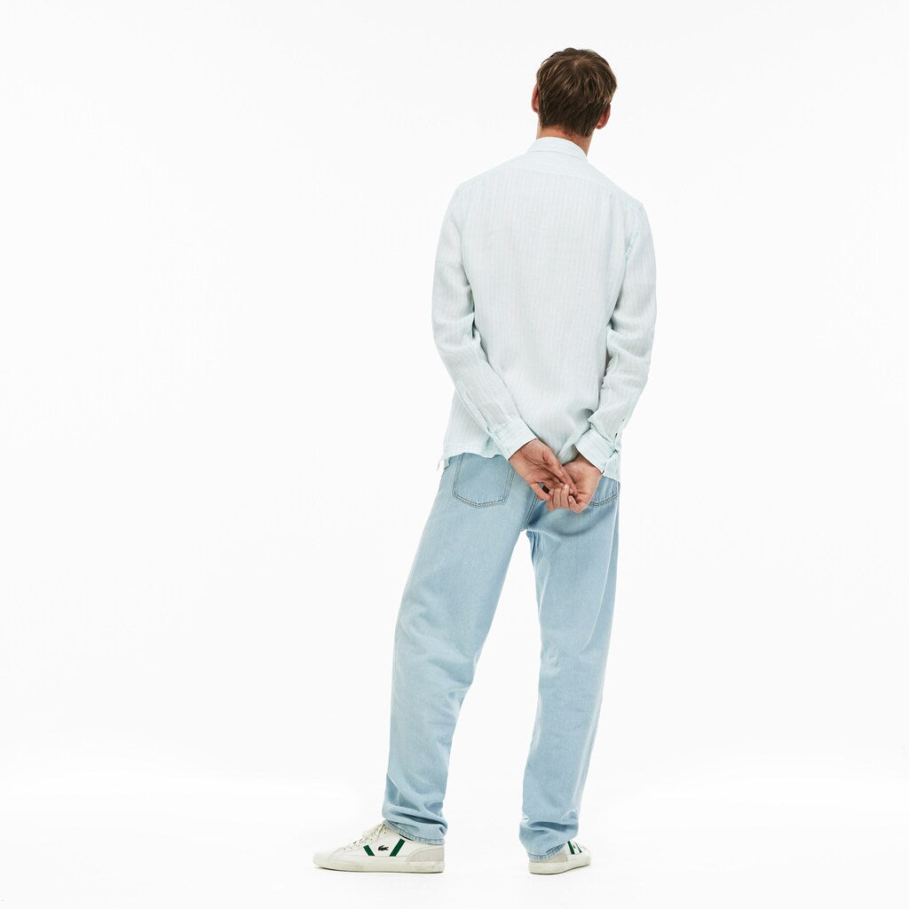 Regular Fit Linen Shirt | Lacoste Mens