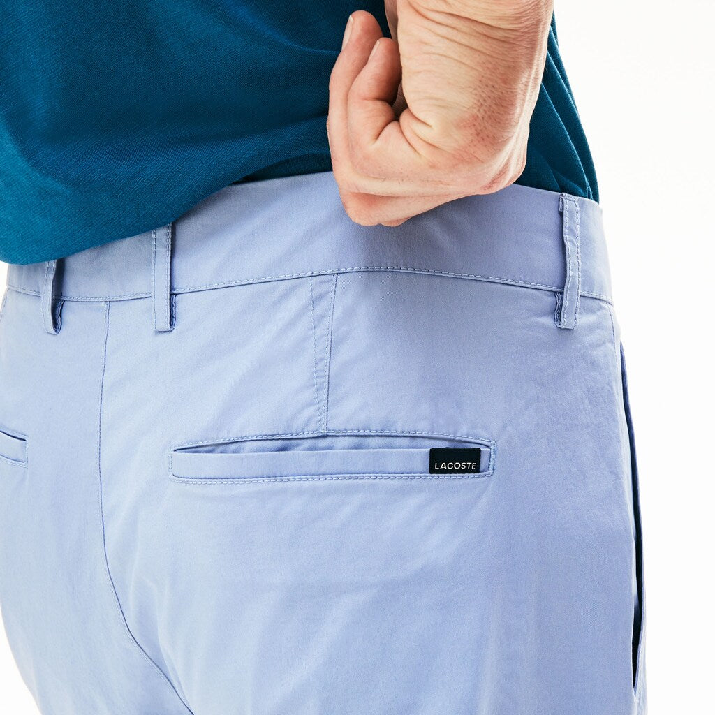 Slim Fit Stretch Cotton Pants | Lacoste Mens