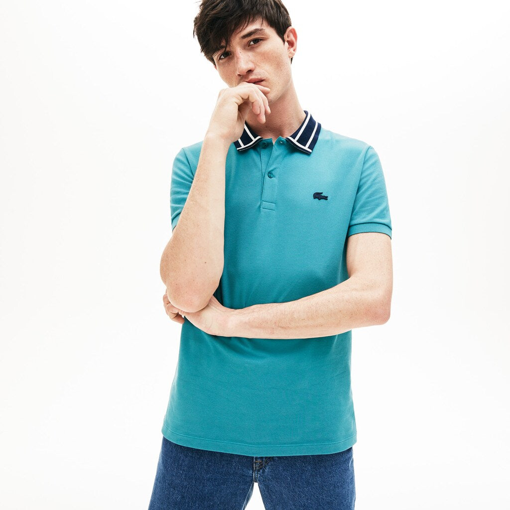 Slim Fit Stretch Cotton Polo Shirt | Lacoste Mens