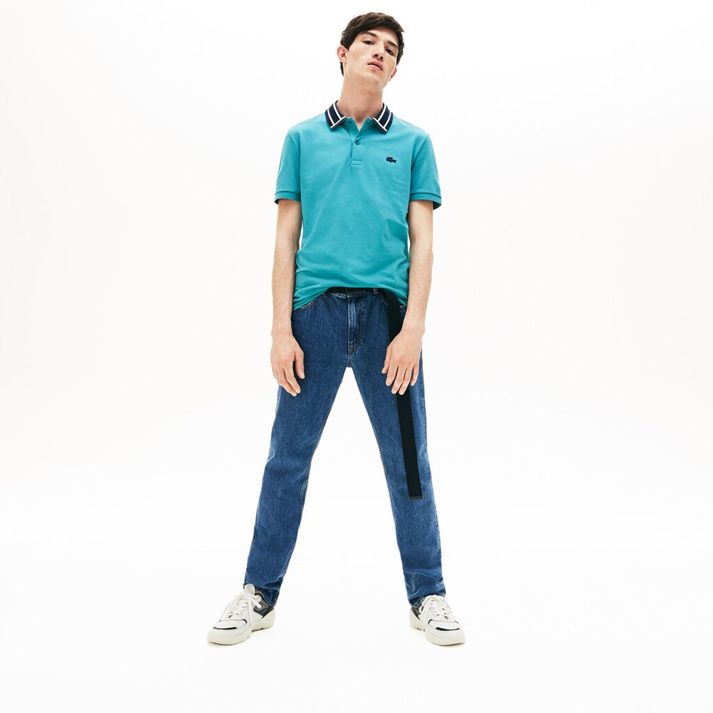 Slim Fit Stretch Cotton Polo Shirt | Lacoste Mens