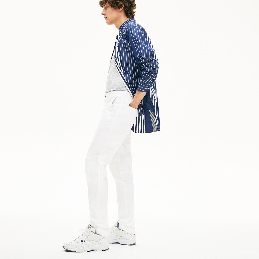 Slim Fit Stretch Gabardine Chino Pants | Lacoste Mens