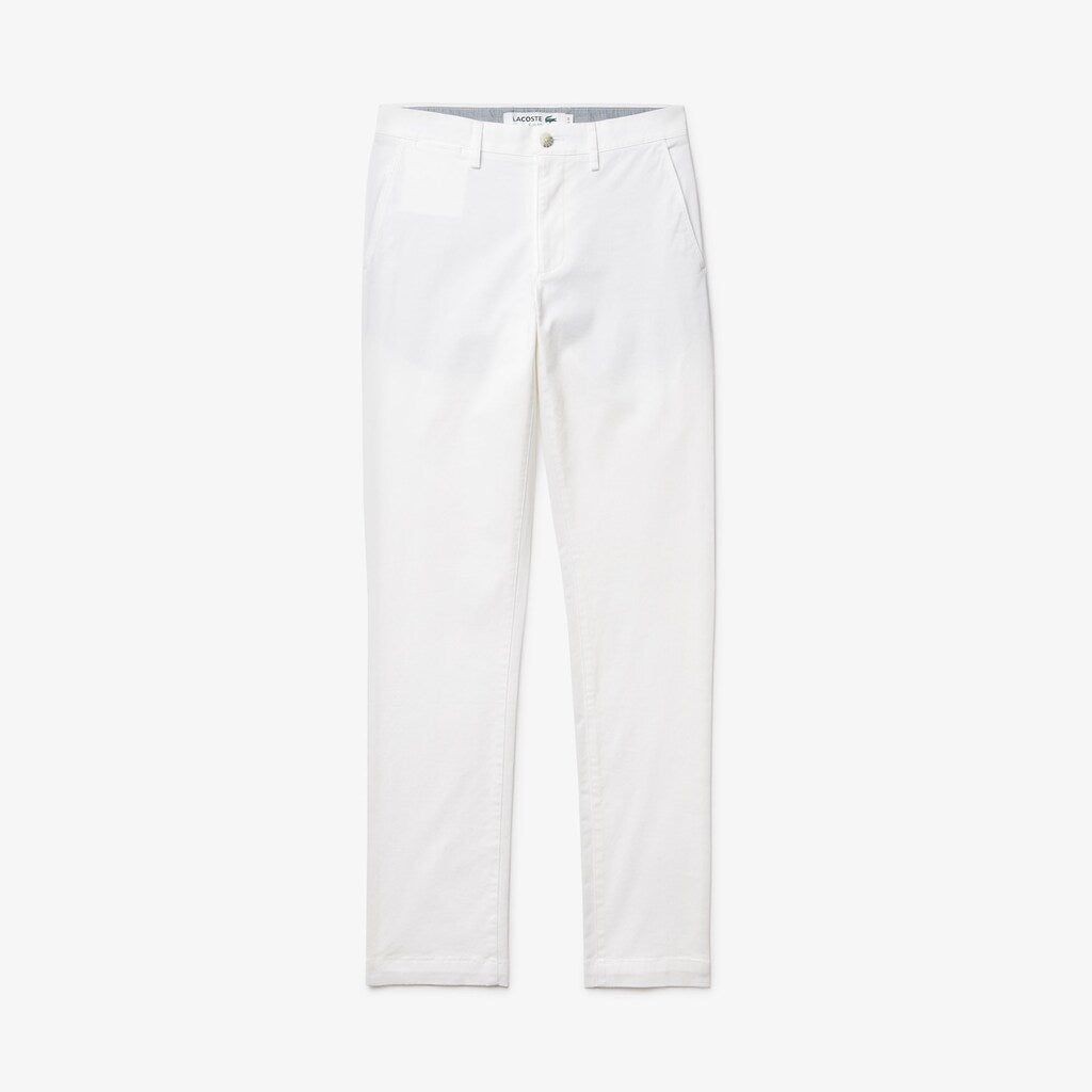 Slim Fit Stretch Gabardine Chino Pants | Lacoste Mens