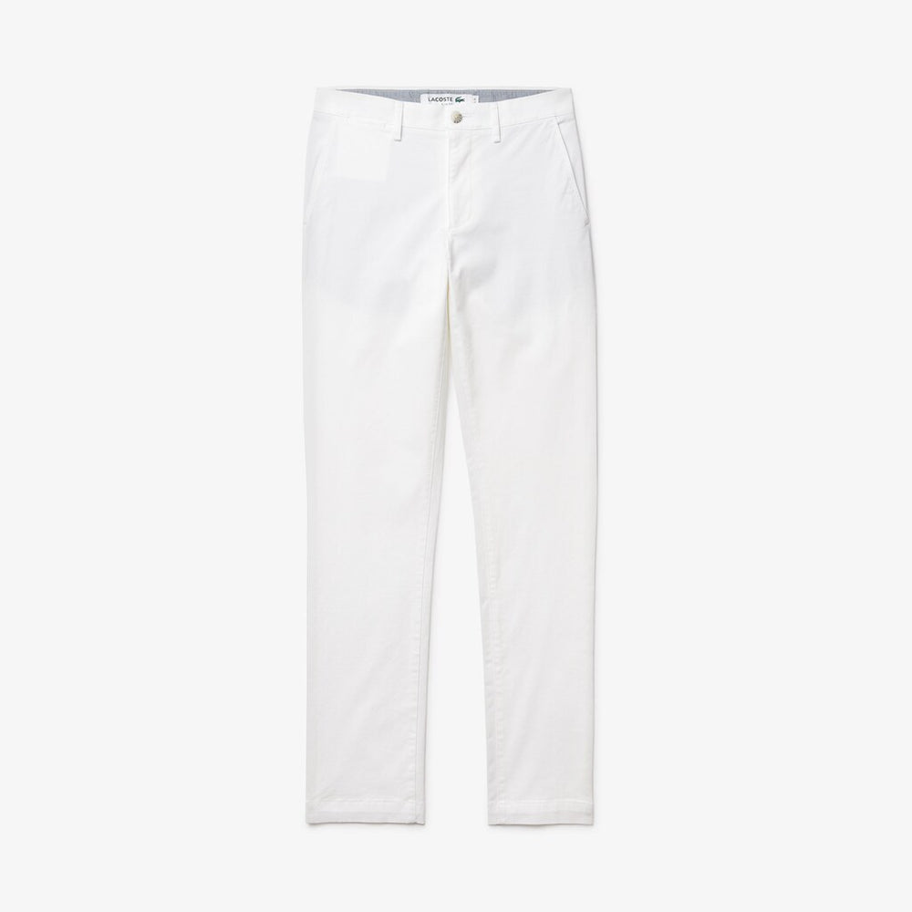 Slim Fit Stretch Gabardine Chino Pants | Lacoste Mens