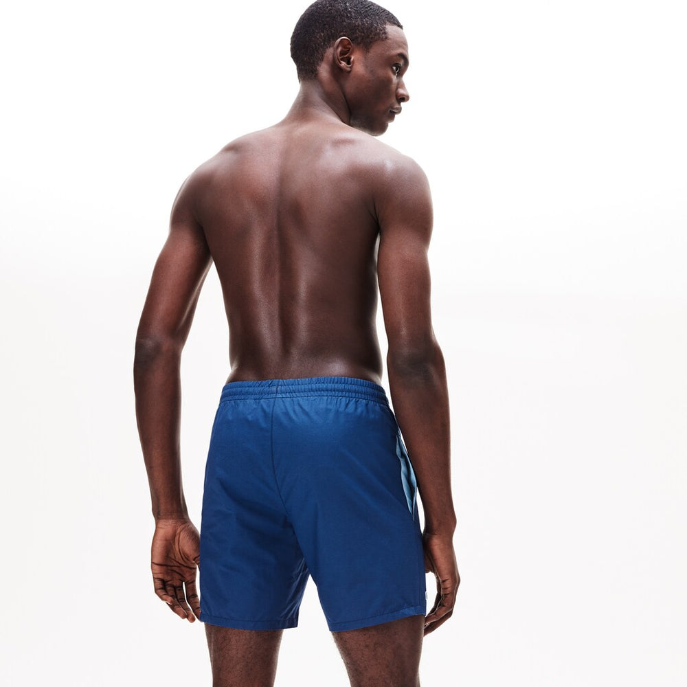 Lightweight Cotton Swim Trunks With Pockets | Lacoste Mens