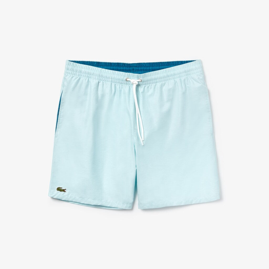 Lightweight Cotton Swim Trunks With Pockets | Lacoste Mens