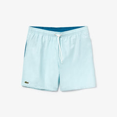 Lightweight Cotton Swim Trunks With Pockets | Lacoste Mens