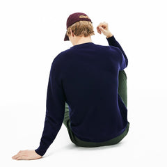 Crew Neck Cotton Sweater | Lacoste Mens