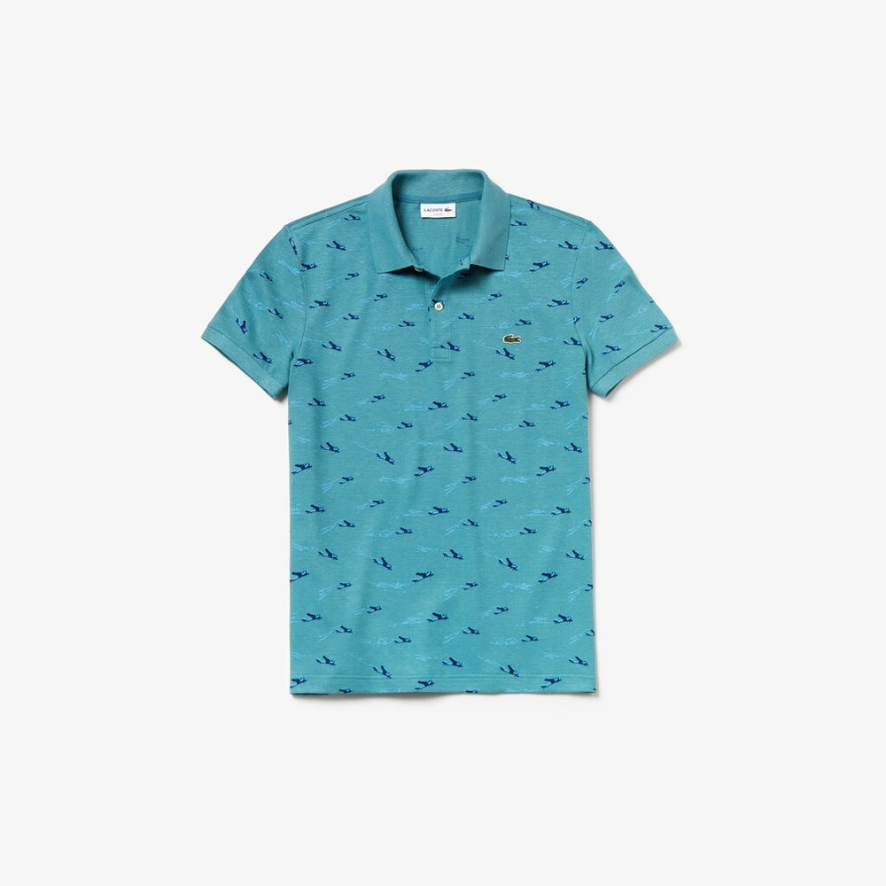 Slim Fit Cotton And Linen Piqué Polo | Lacoste Mens