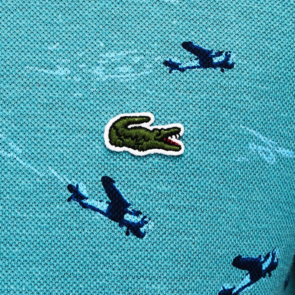 Slim Fit Cotton And Linen Piqué Polo | Lacoste Mens