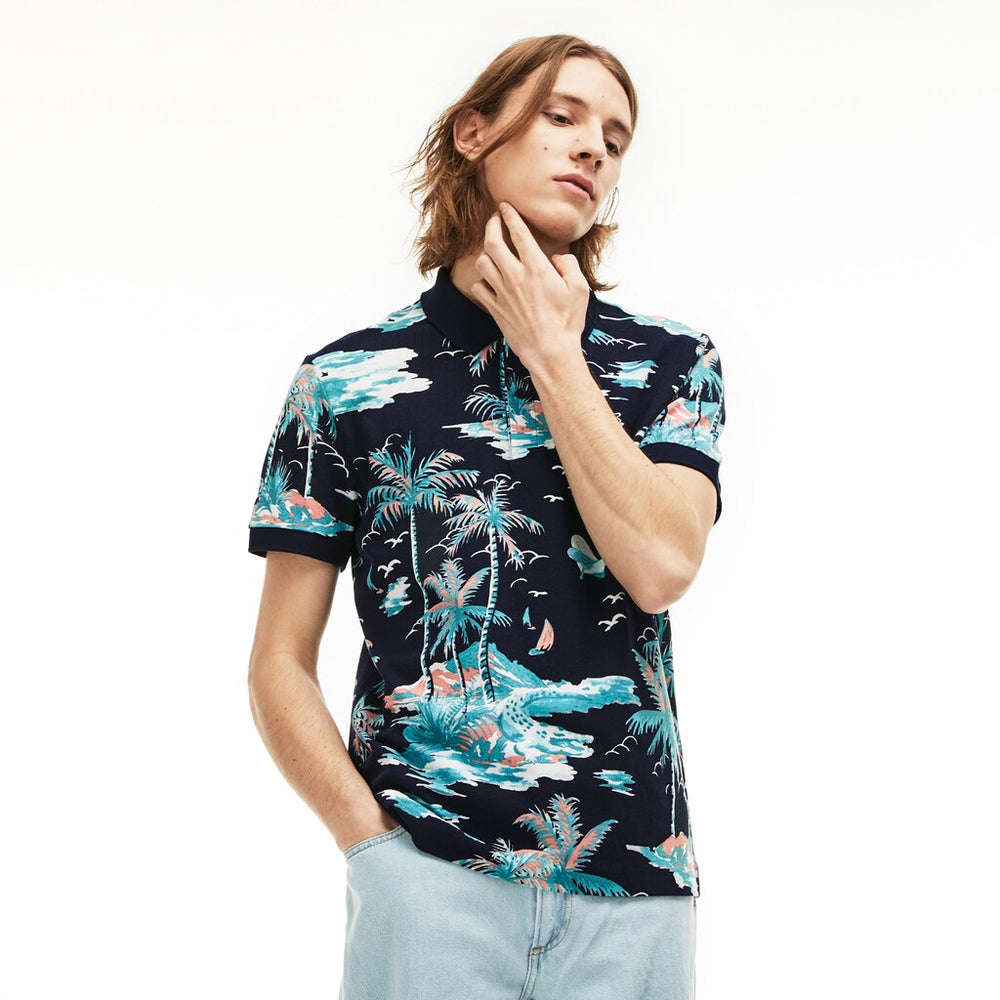 Regular Fit Cotton Mini Piqué Polo | Lacoste Mens