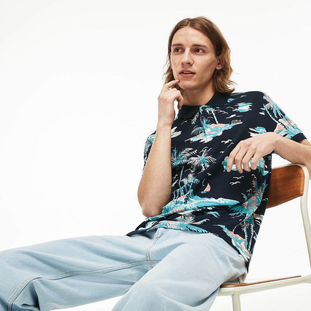 Regular Fit Cotton Mini Piqué Polo | Lacoste Mens
