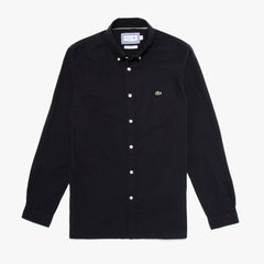 Slim Fit Stretch Cotton Poplin Shirt | Lacoste Mens
