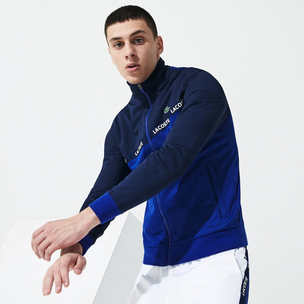 SPORT Signature Band Piqué Zip Sweatshirt | Lacoste Mens