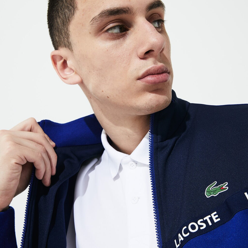 SPORT Signature Band Piqué Zip Sweatshirt | Lacoste Mens
