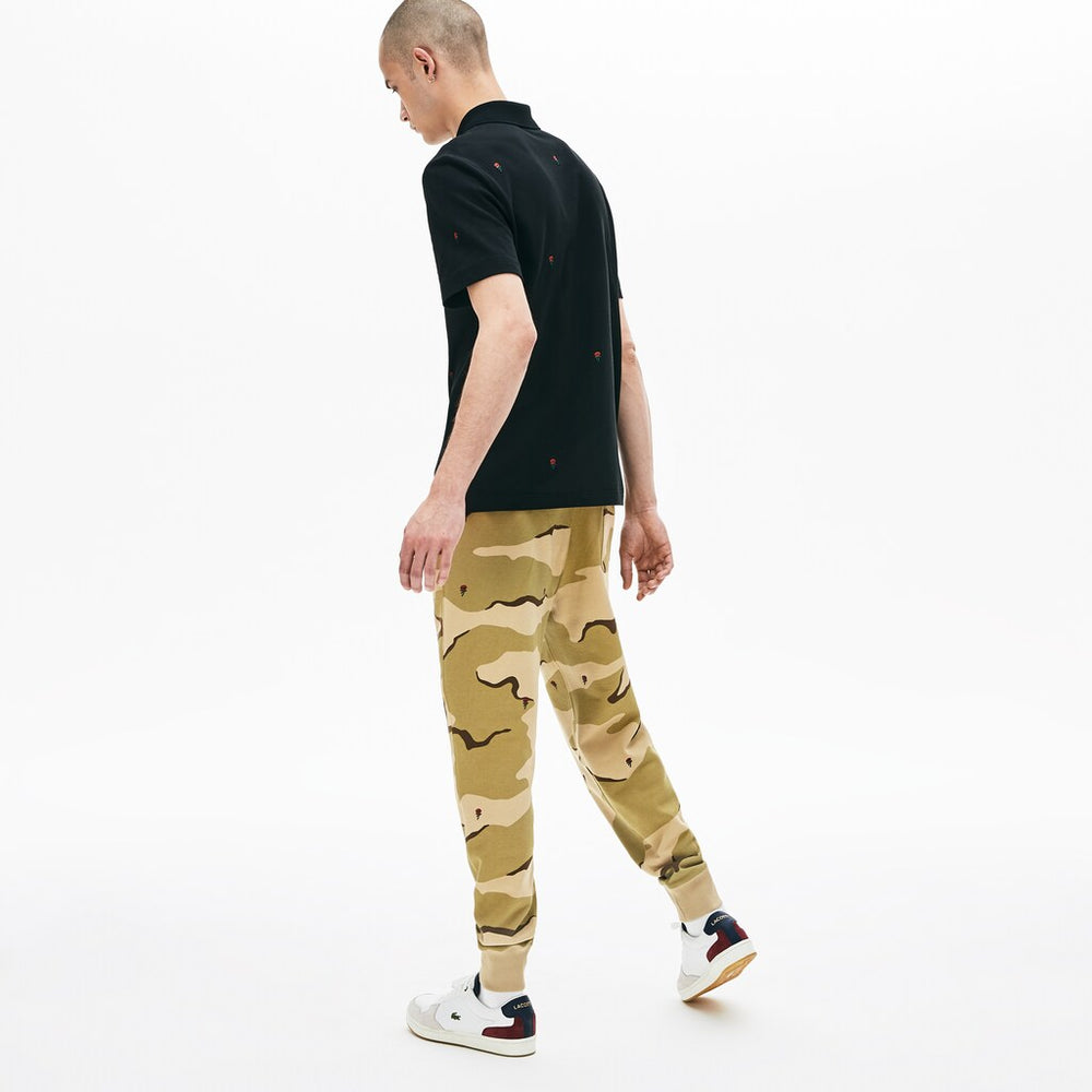 Live Rose Embroidered Camo Sweatpant | Lacoste Mens