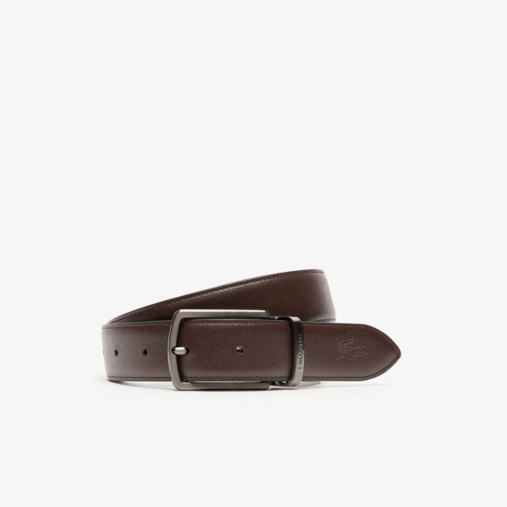 Reversible Leather Belt And Interchangeable Buckles Gift Set | Lacoste Mens