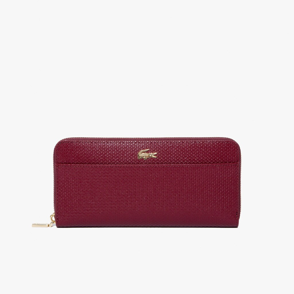 Wo  Chantaco Leather 12 Card Wallet | Lacoste Womens