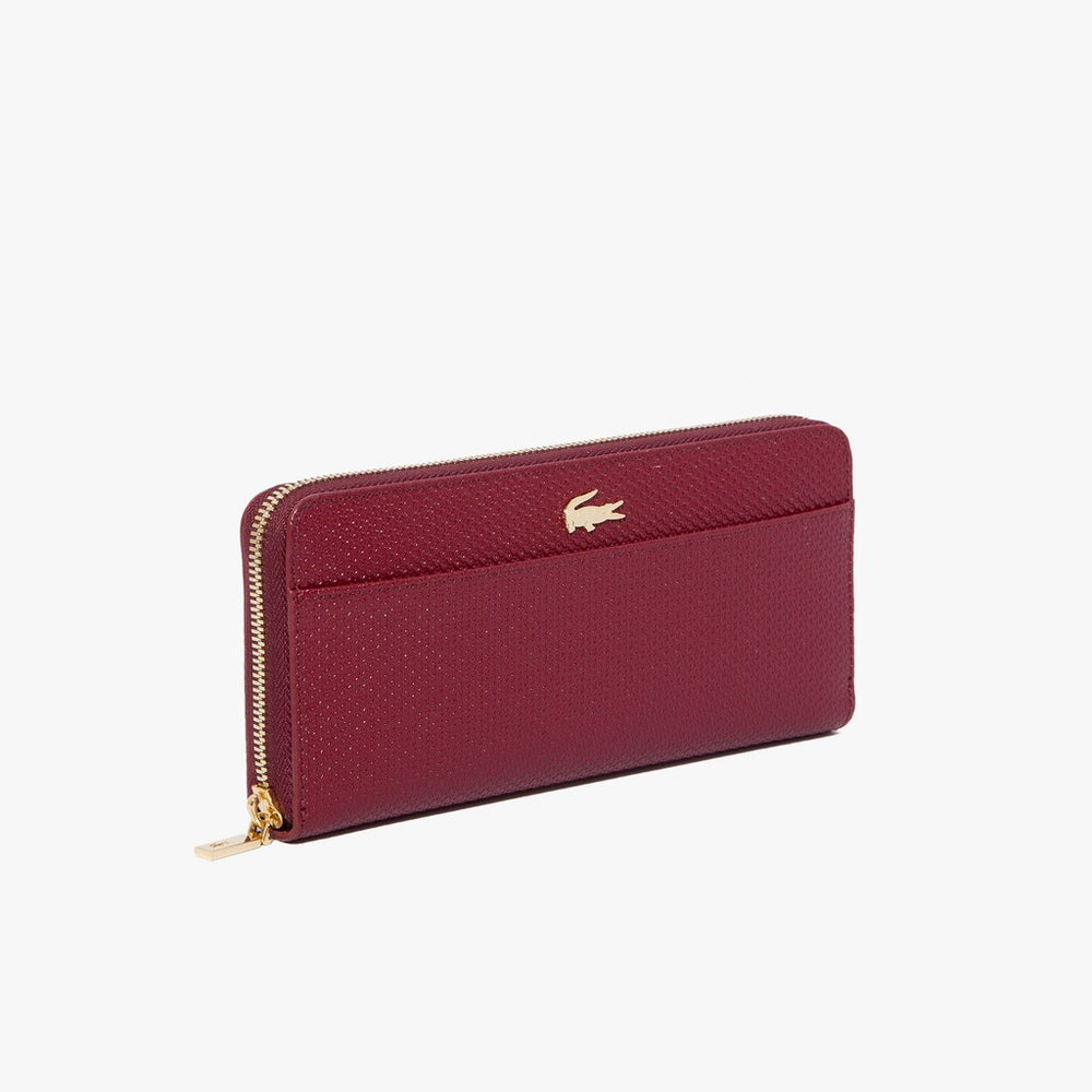 Wo  Chantaco Leather 12 Card Wallet | Lacoste Womens