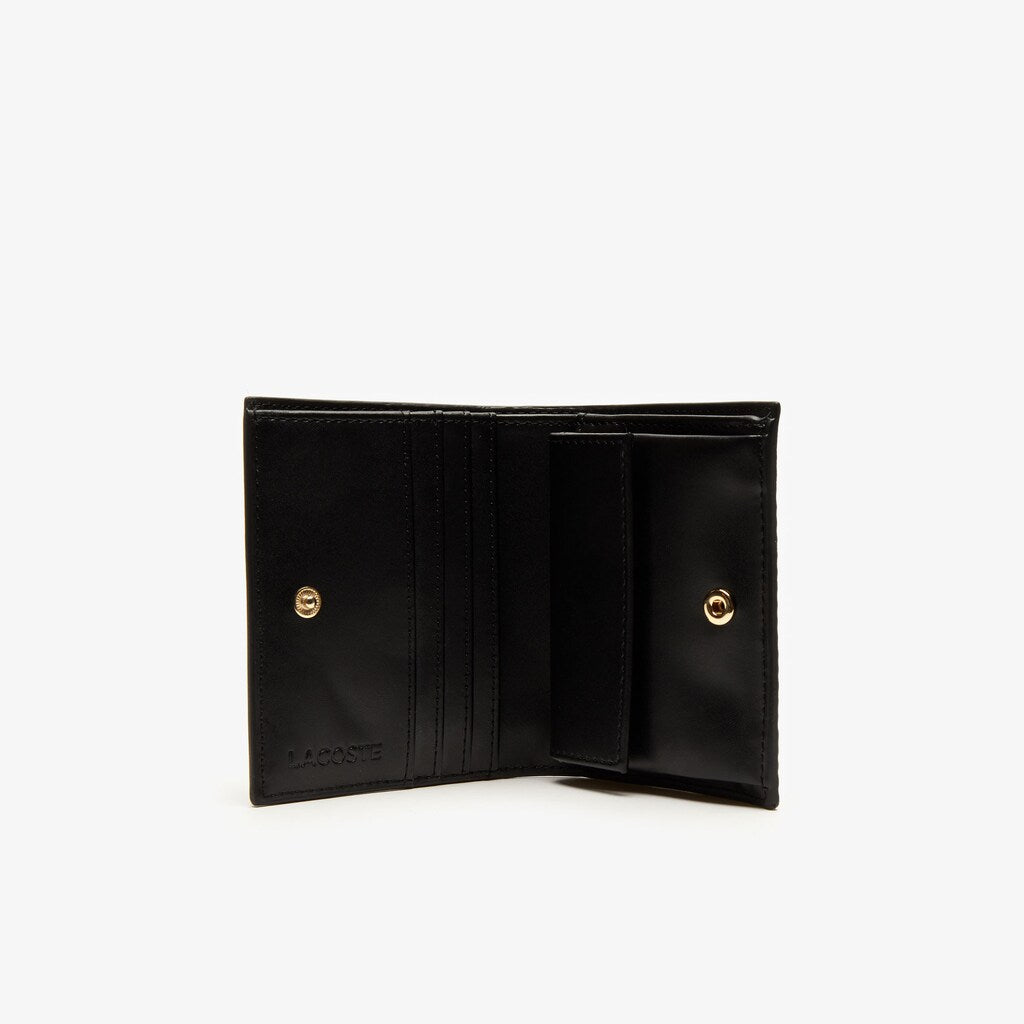 Wo  Chantaco Leather Bi-fold Wallet with Coin Purse | Lacoste Womens